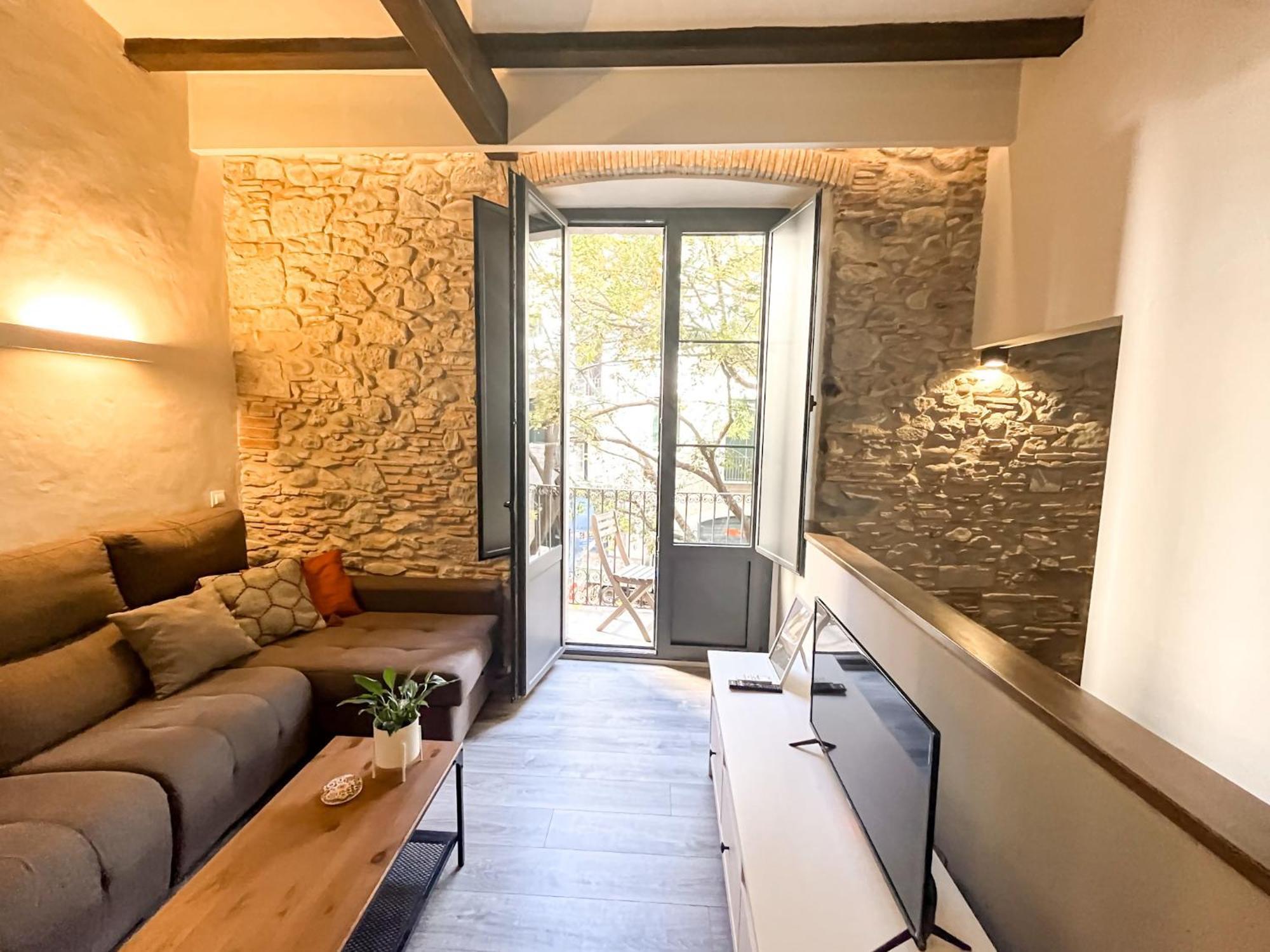 지로나 Old Town Duplex With Character 아파트 외부 사진