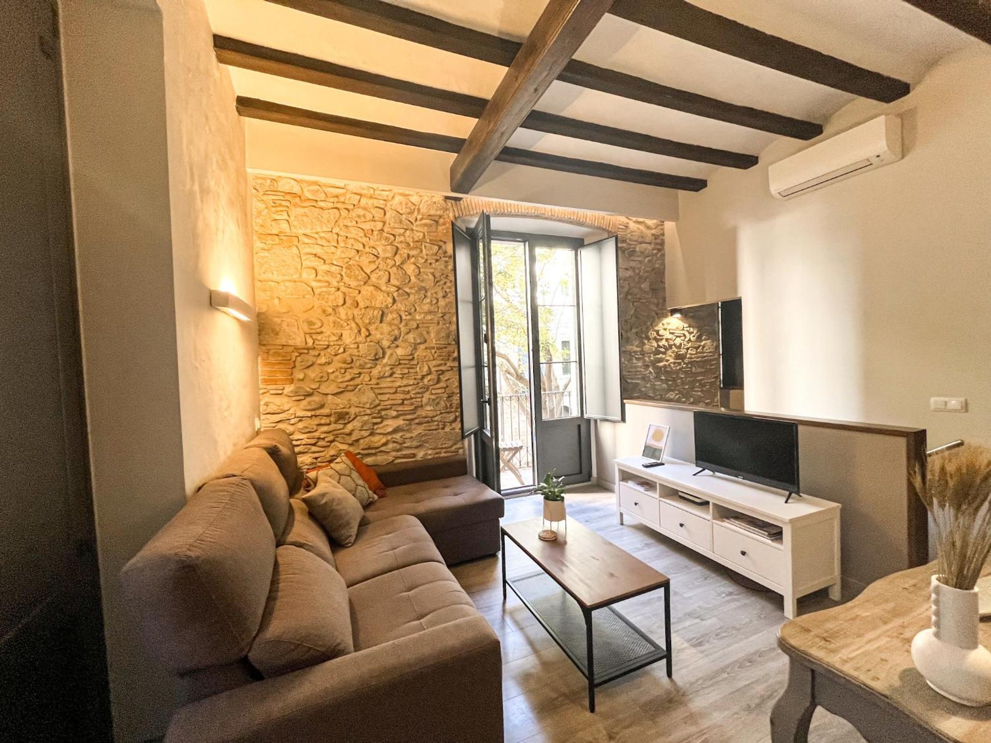 지로나 Old Town Duplex With Character 아파트 외부 사진