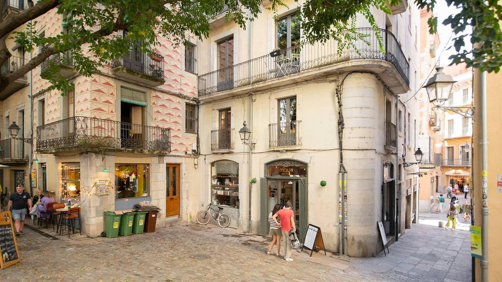 지로나 Old Town Duplex With Character 아파트 외부 사진